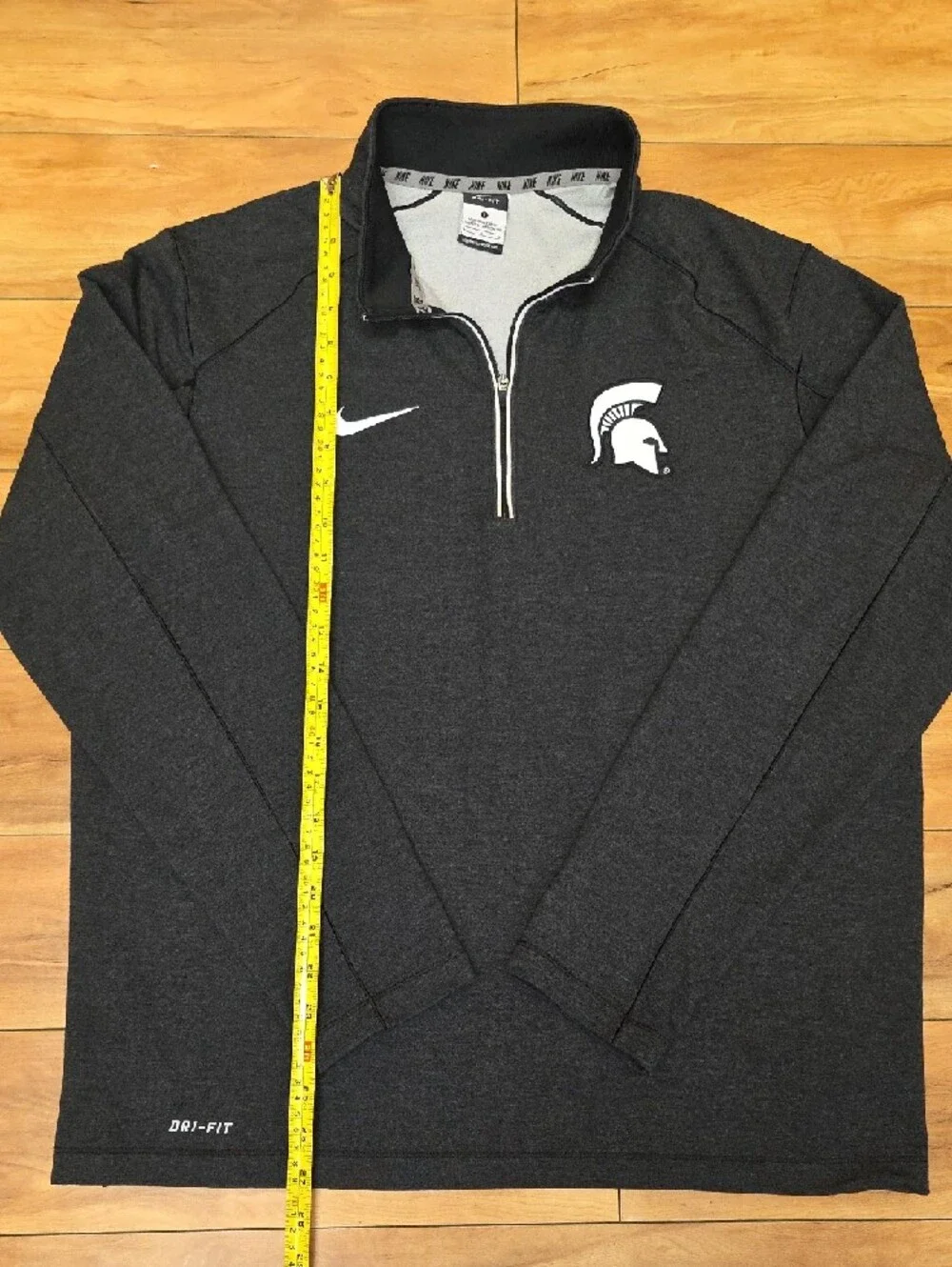 Nike Dri Fit Michigan State Spartans Performance Quarter Zip Pullover Size LG